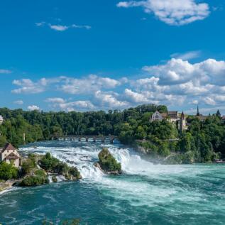 Schifffahrt am Rheinfall