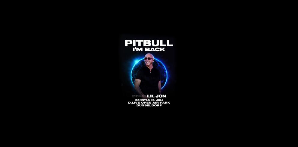 Pitbull: I'm Back Tour Düsseldorf 2026 inkl. Übernachtung im Premium Hotel