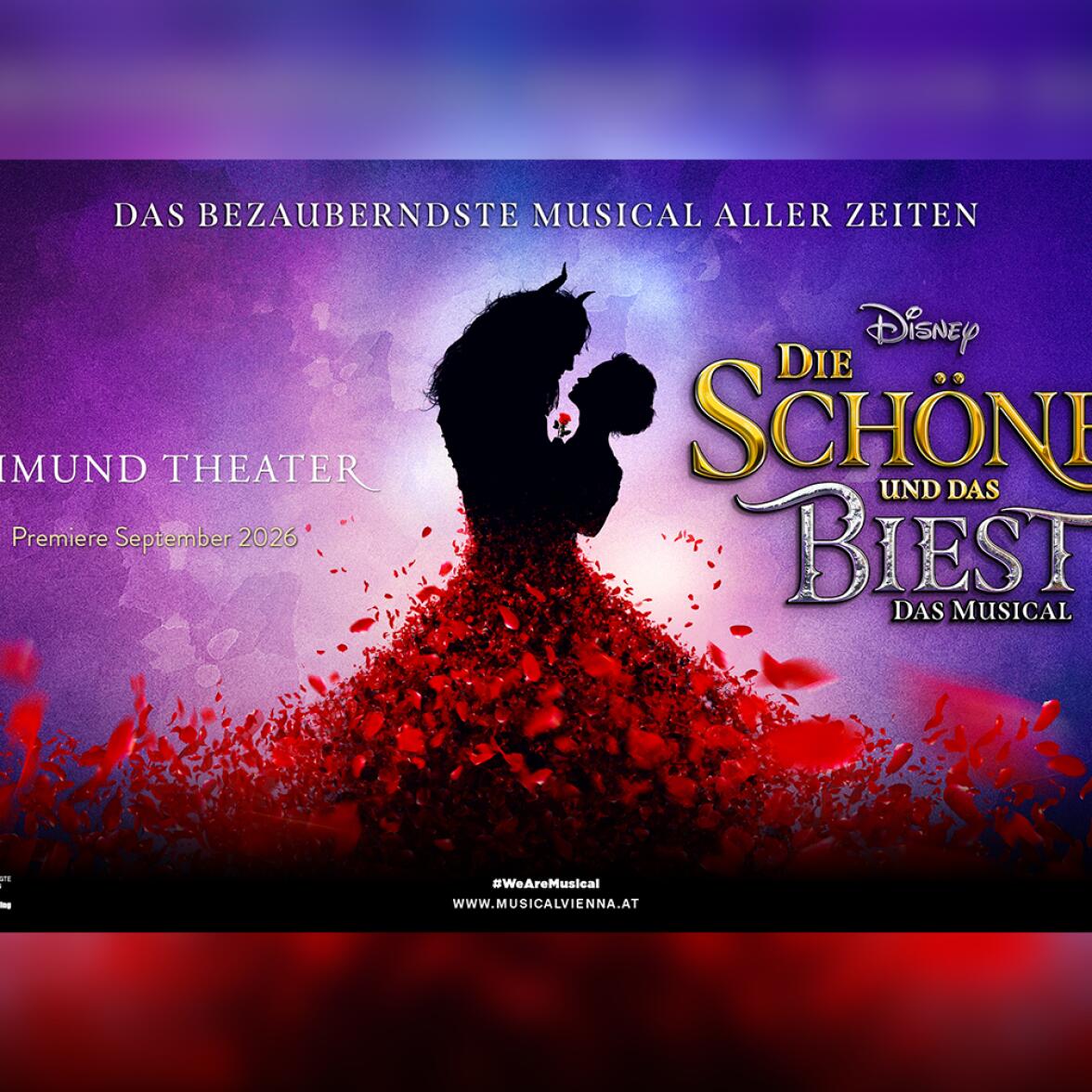 Die Schöne und das Biest – Das Musical in Wien inkl. Übernachtung im Premium Hotel
