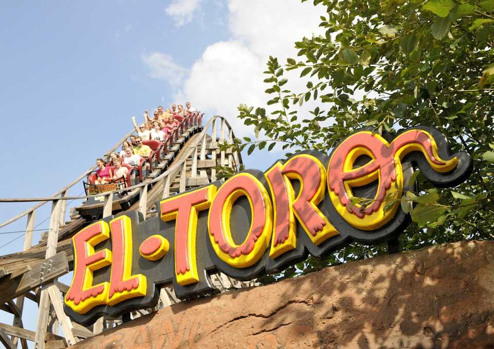 Freizeitpark Plohn El Toro Holzachterbahn El Toro
