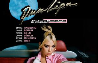 Freuen Sie sich auf die Tour des zweiten Albums Future Nostalgia am 23.05.2022 in der Wiener Stadthalle