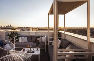 Stadthotel mit Ausblick über Rom